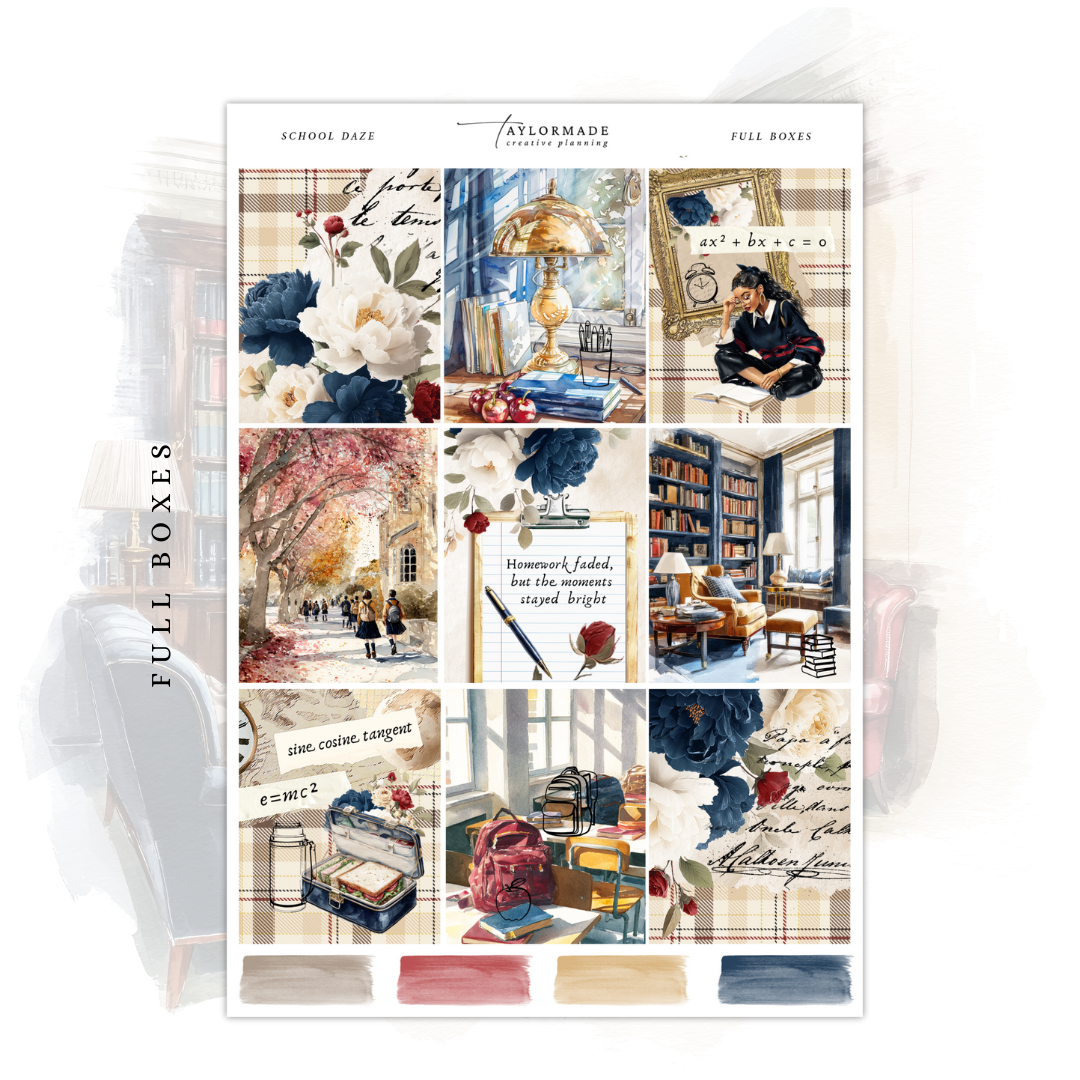 School Daze Weekly Kit