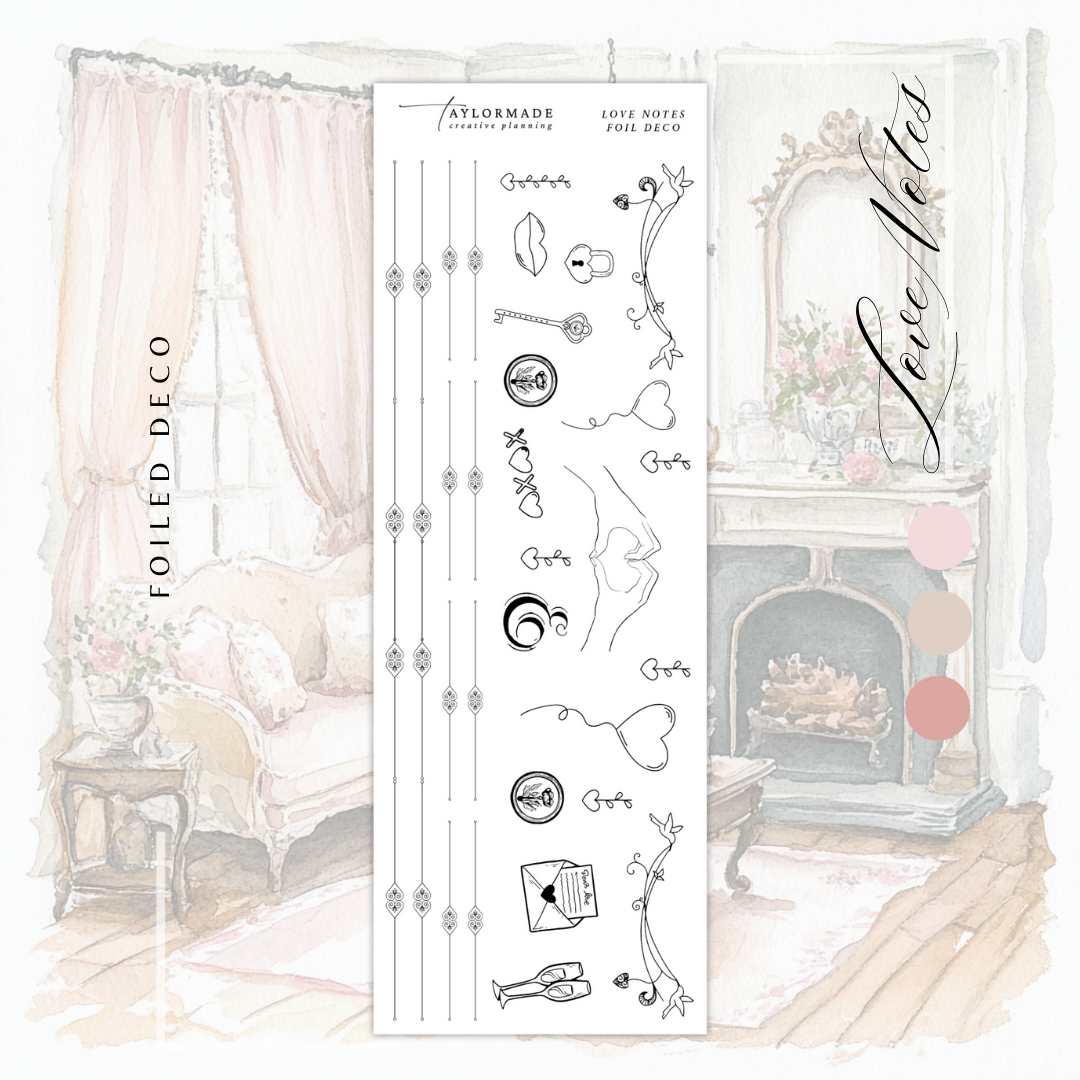Love Notes - Foiled Deco