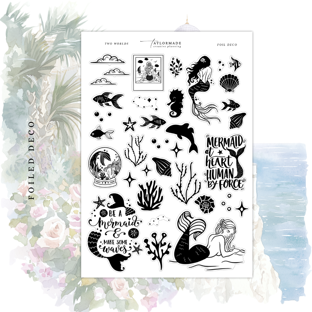 Two Worlds - Foiled Deco