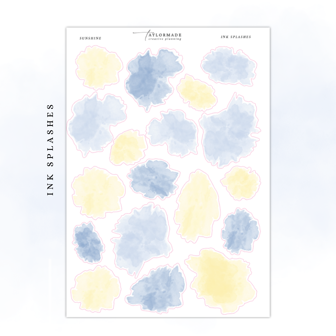 Sunshine - Ink Splashes