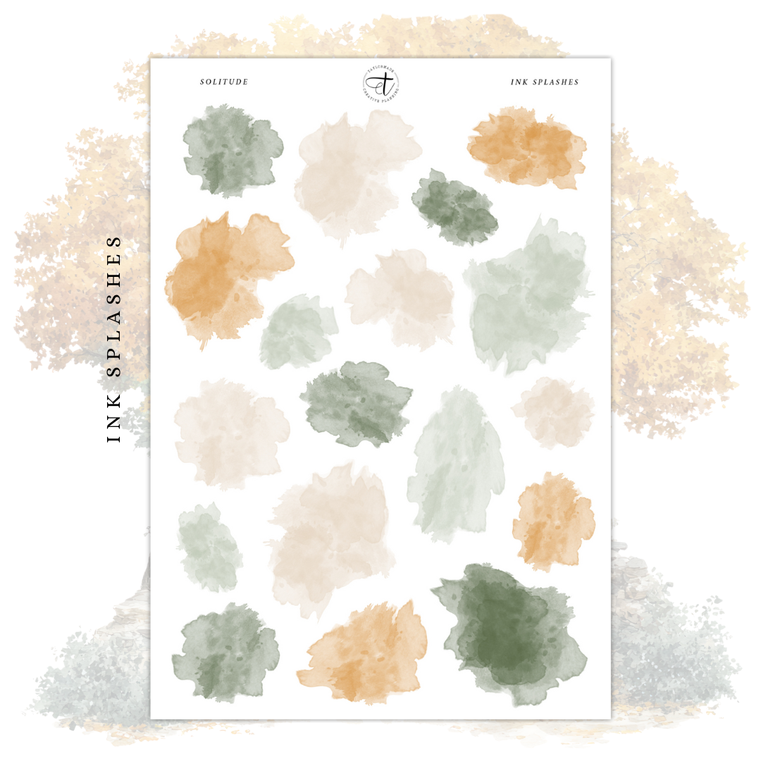 Solitude - Ink Splashes
