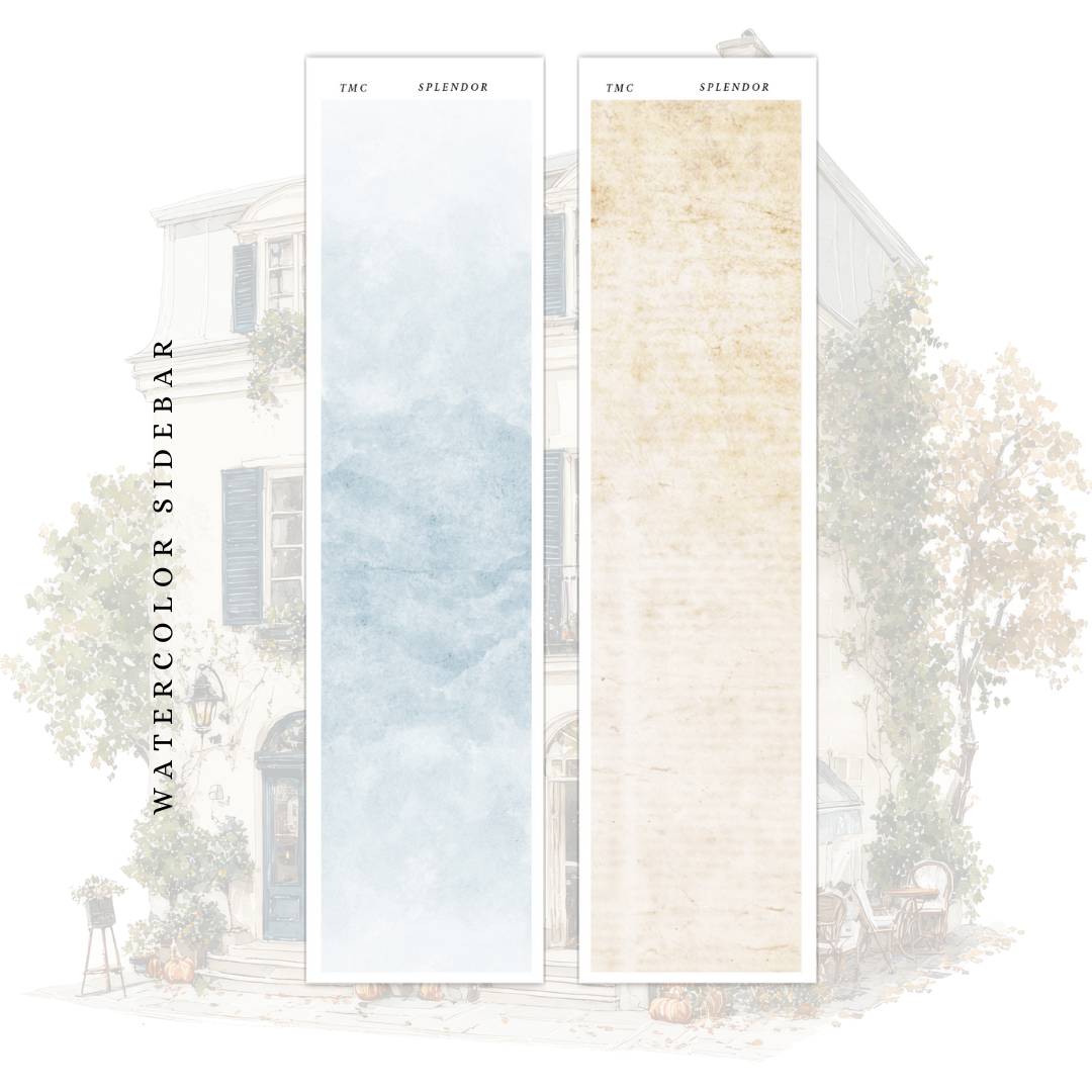 Splendor - Watercolor Sidebar