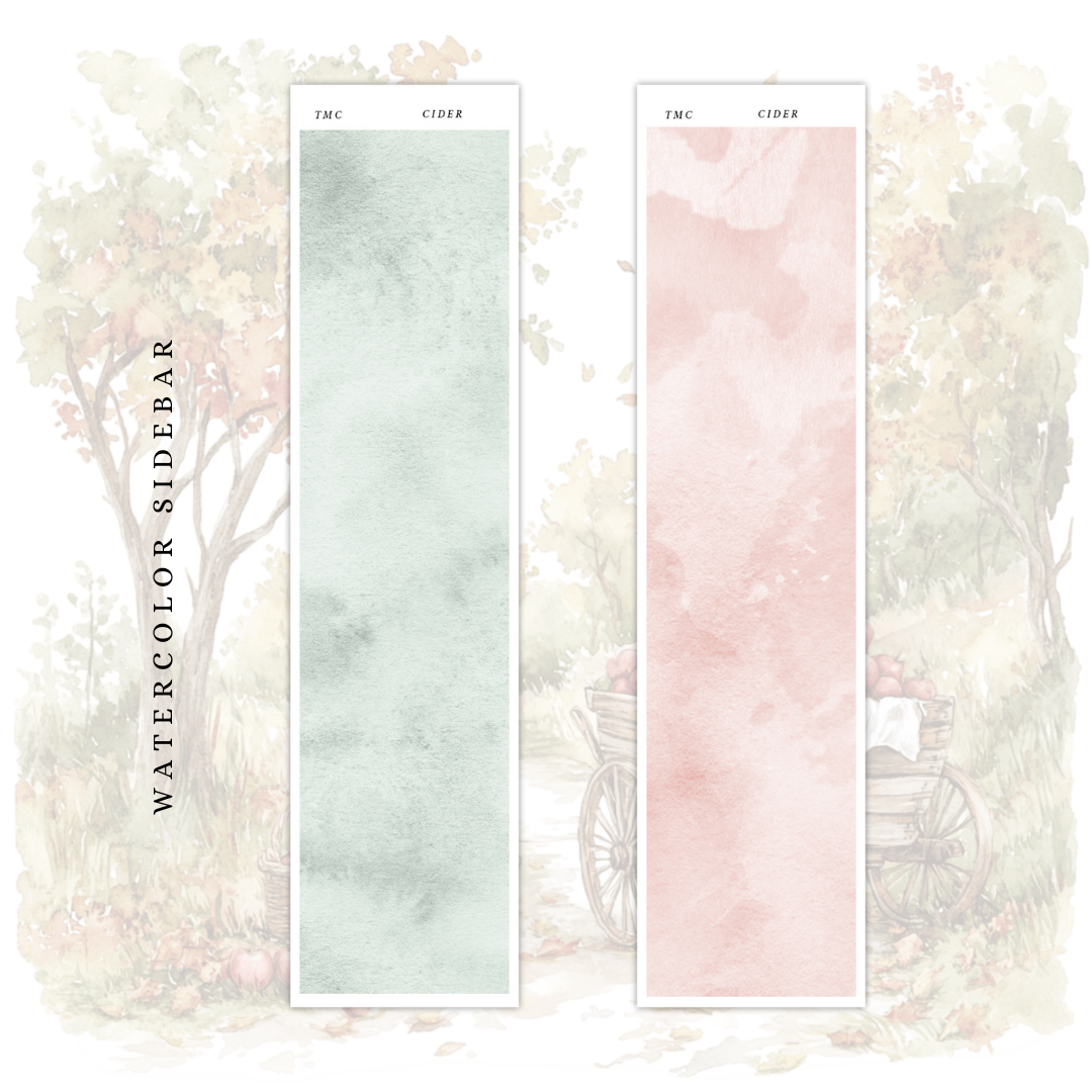 Cider  - Watercolor Sidebar