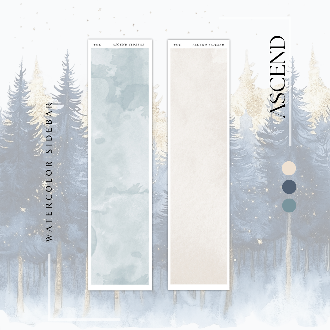 Ascend  - Watercolor Sidebar