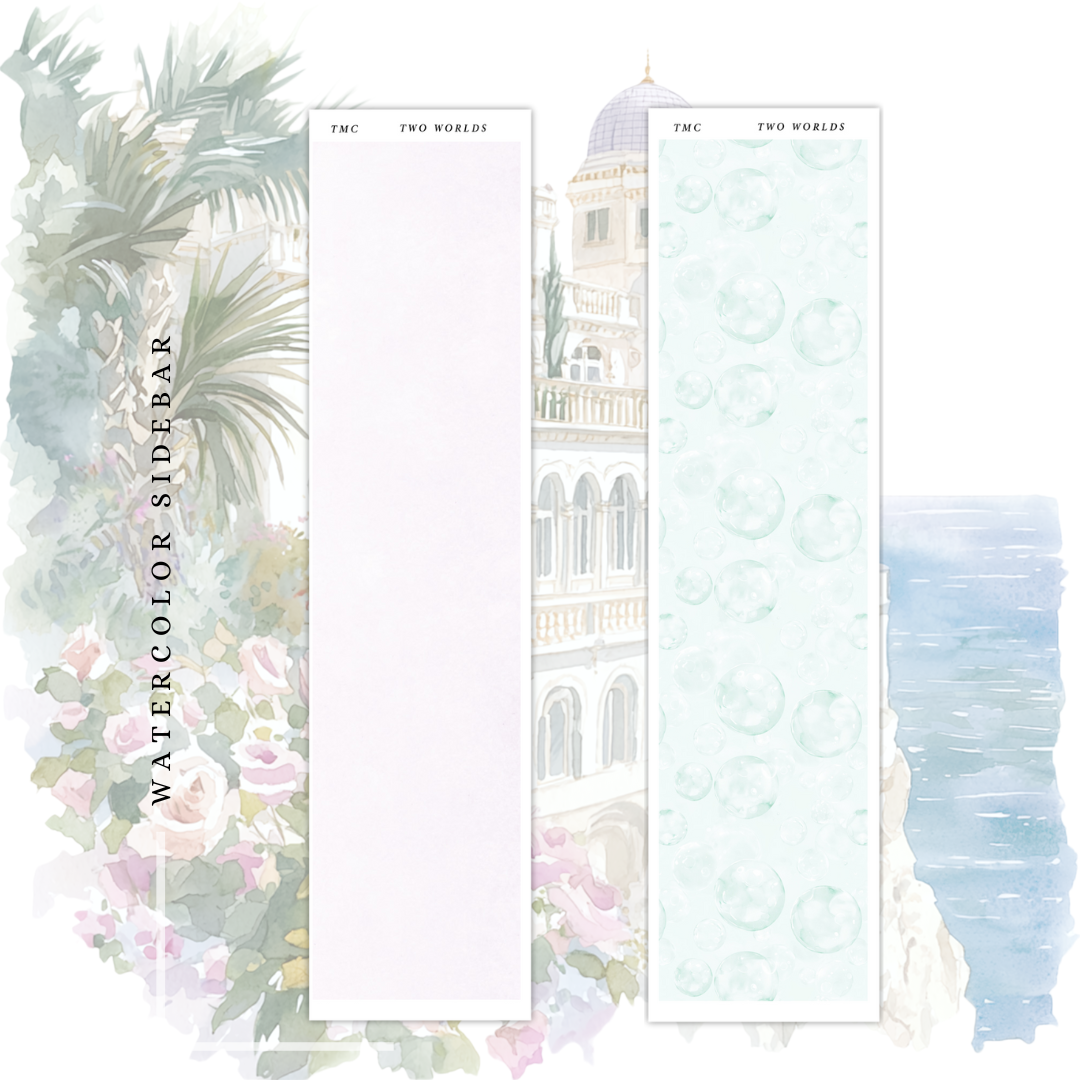 Two Worlds  - Watercolor Sidebar