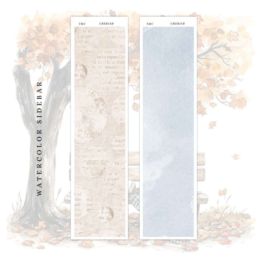 Cherish - Watercolor Sidebar