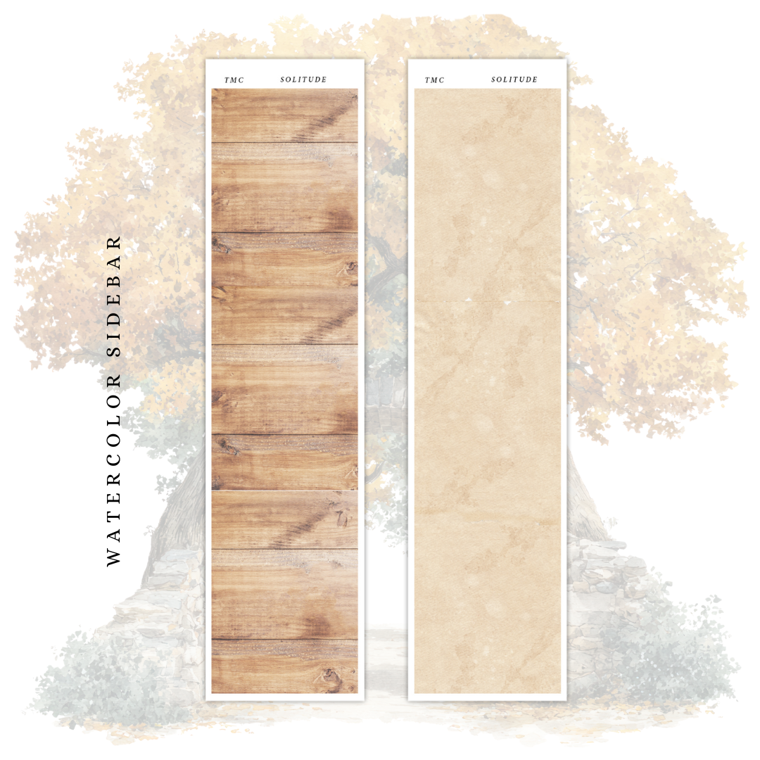 Solitude - Watercolor Sidebar