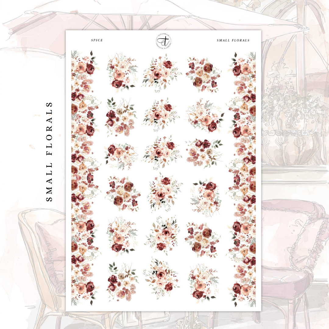 Spice - Small Florals & Trim