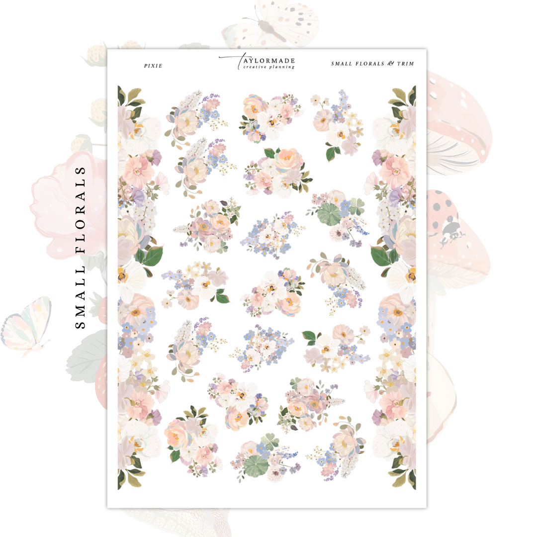 Pixie - Small Florals & Trim