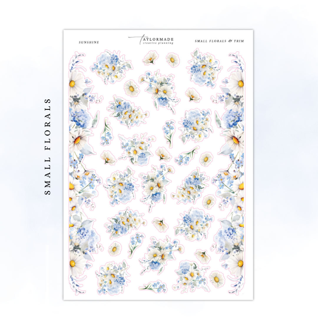 Sunshine - Small Florals & Trim