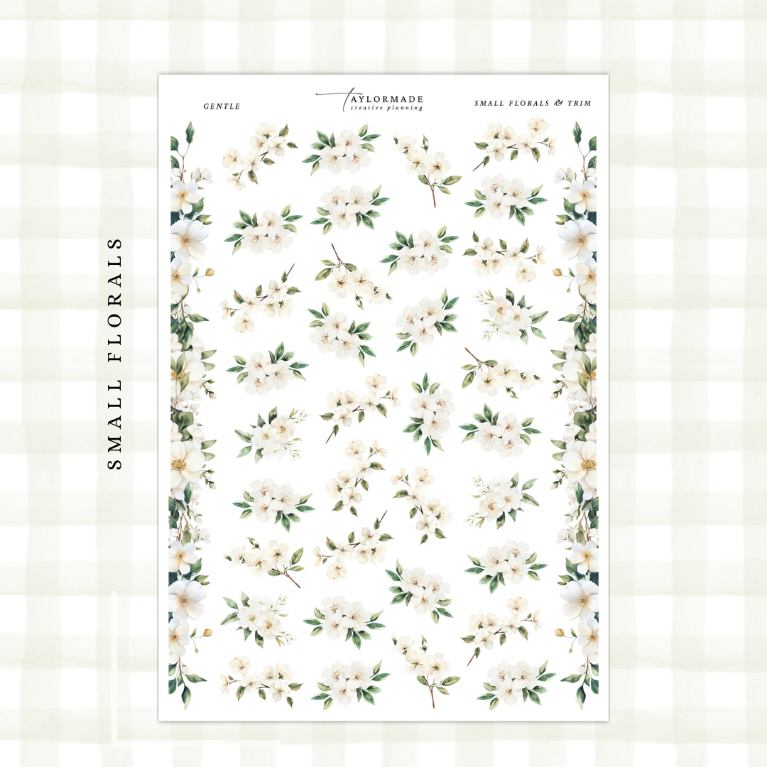 Gentle - Small Florals & Trim