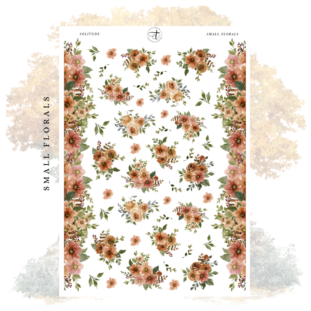 Solitude - Small Florals & Trim