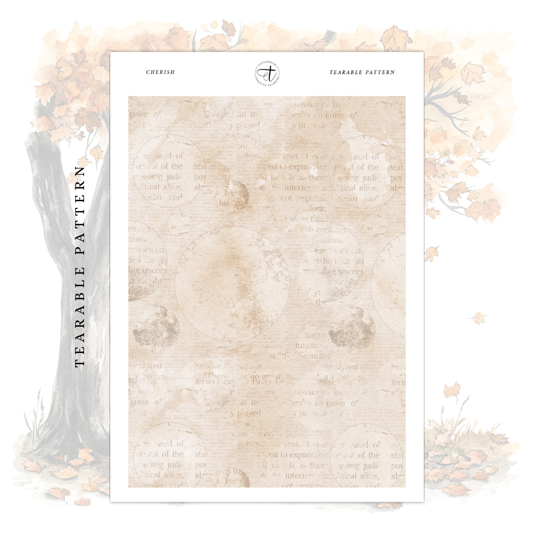 Cherish - Tearable Pattern