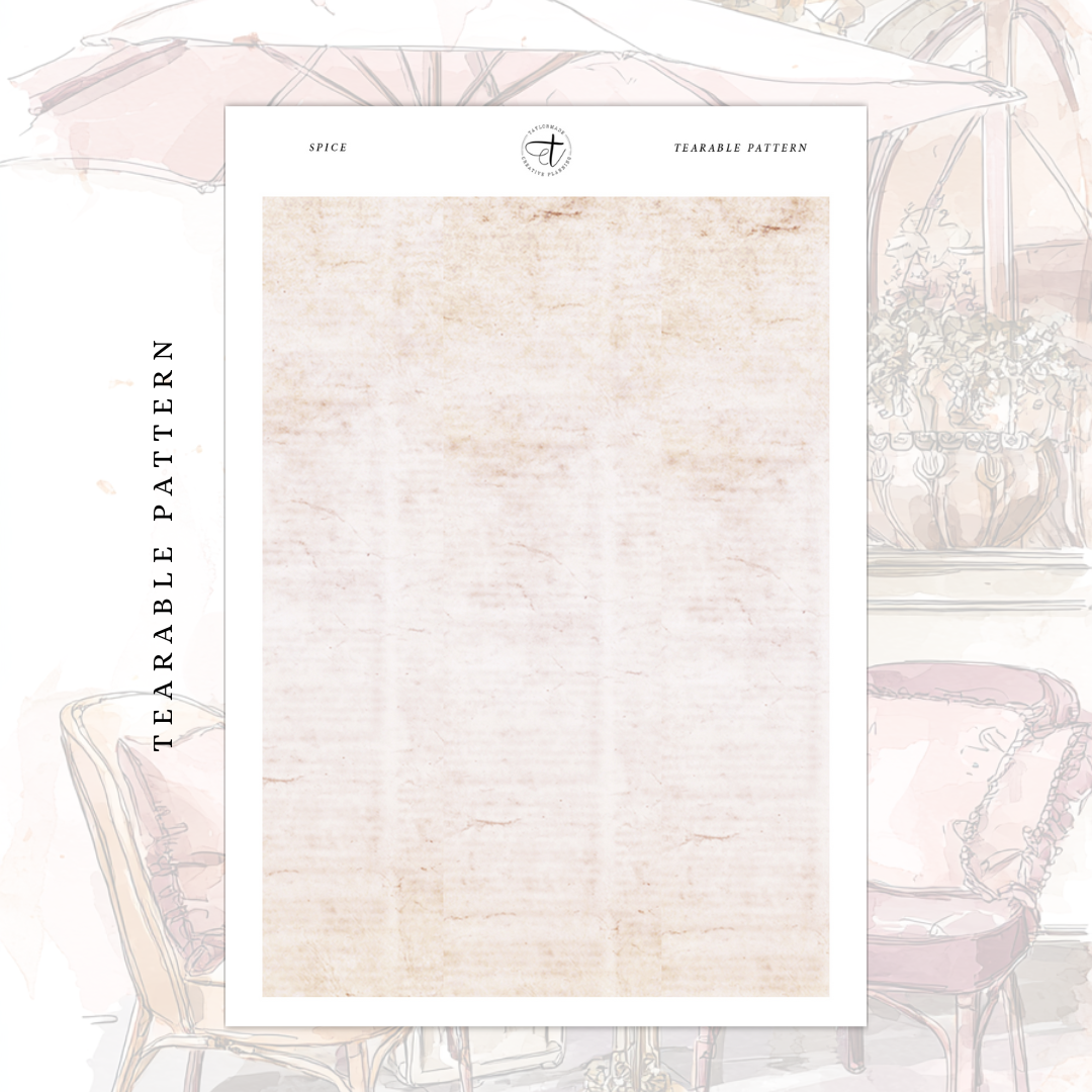 Spice - Tearable Pattern