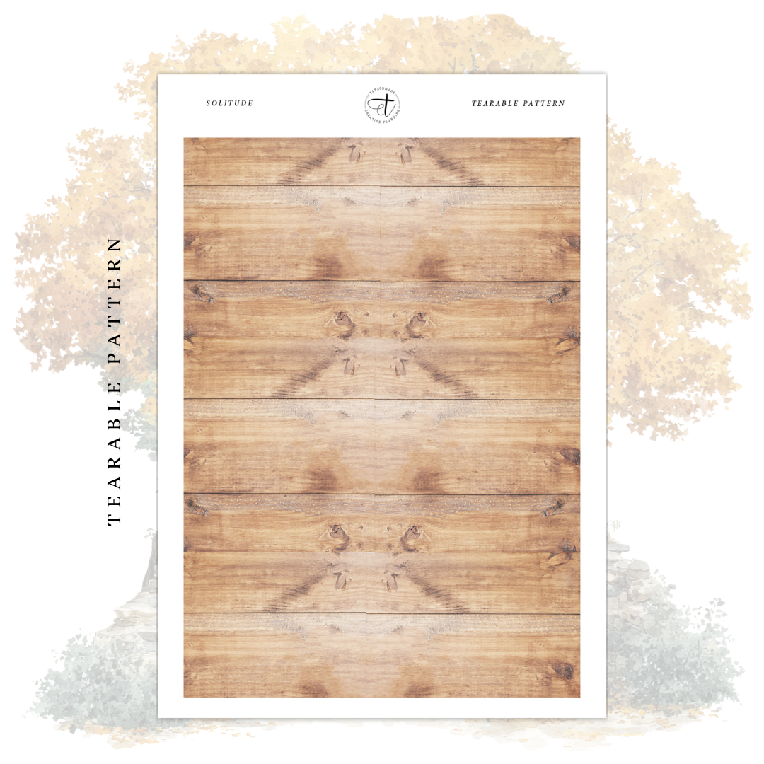 Solitude - Tearable Pattern