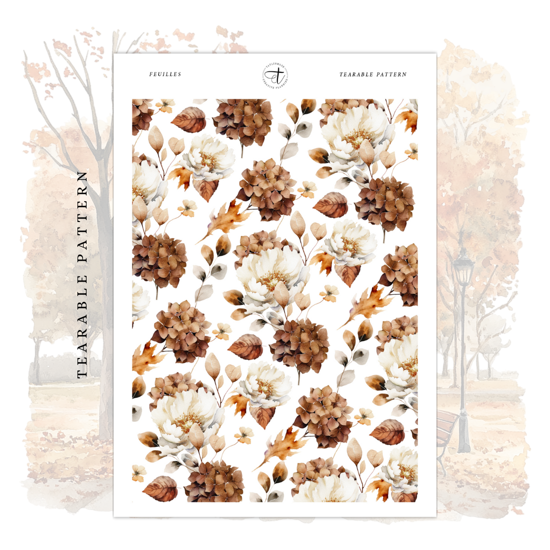 Feuilles - Tearable Pattern