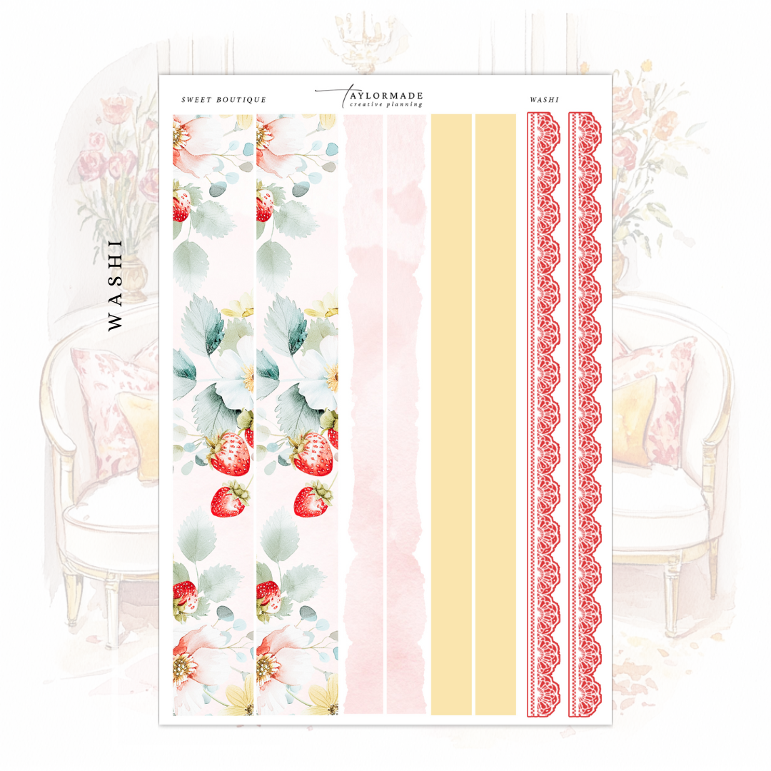 Sweet Boutique - Washi Strips
