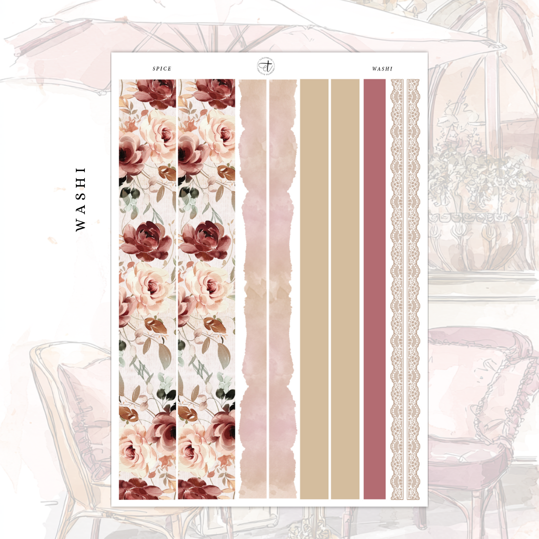 Spice - Washi Strips