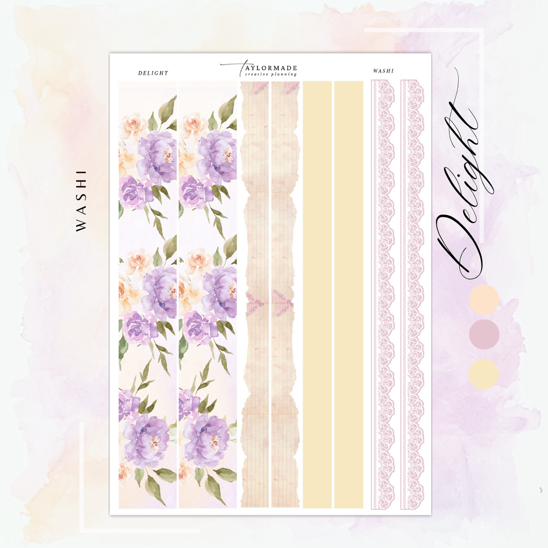 Delight - Washi Strips