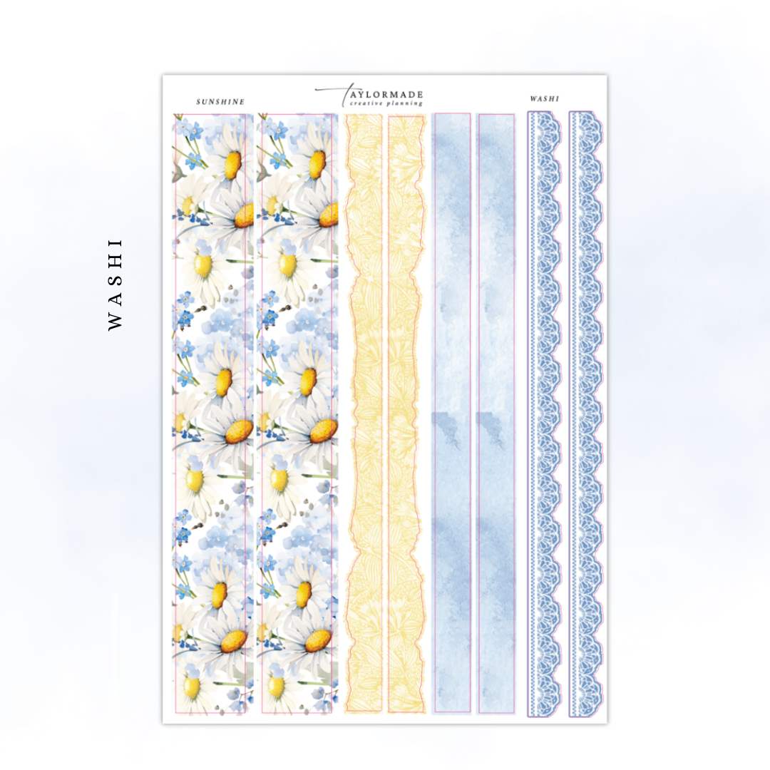Sunshine - Washi Strips