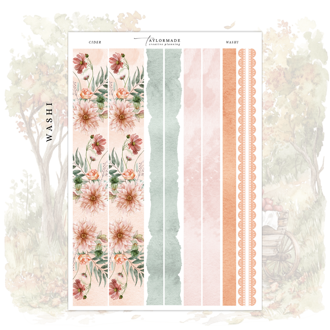 Cider - Washi Strips