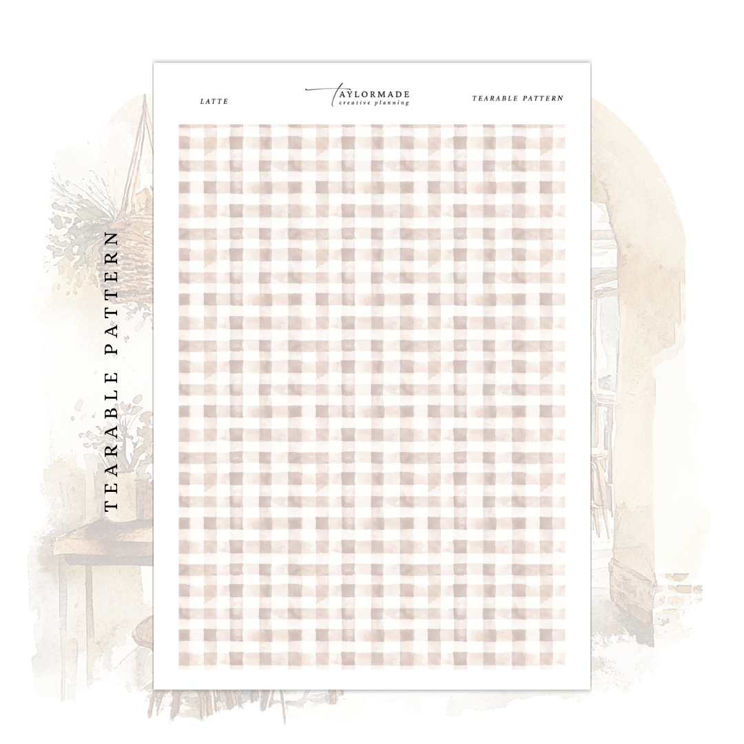 Latte - Tearable Pattern