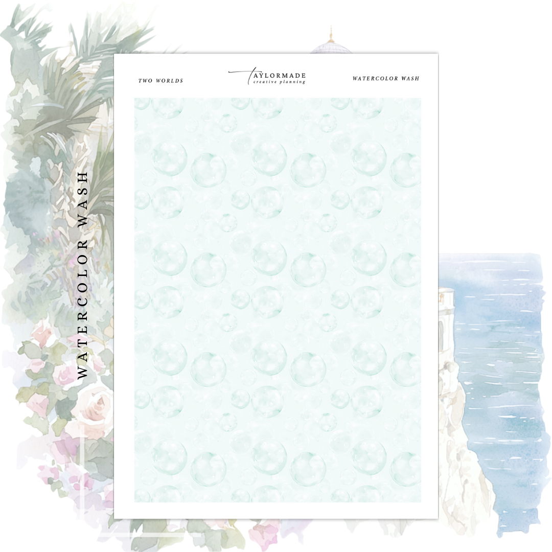 Two Worlds -  Washi Pattern