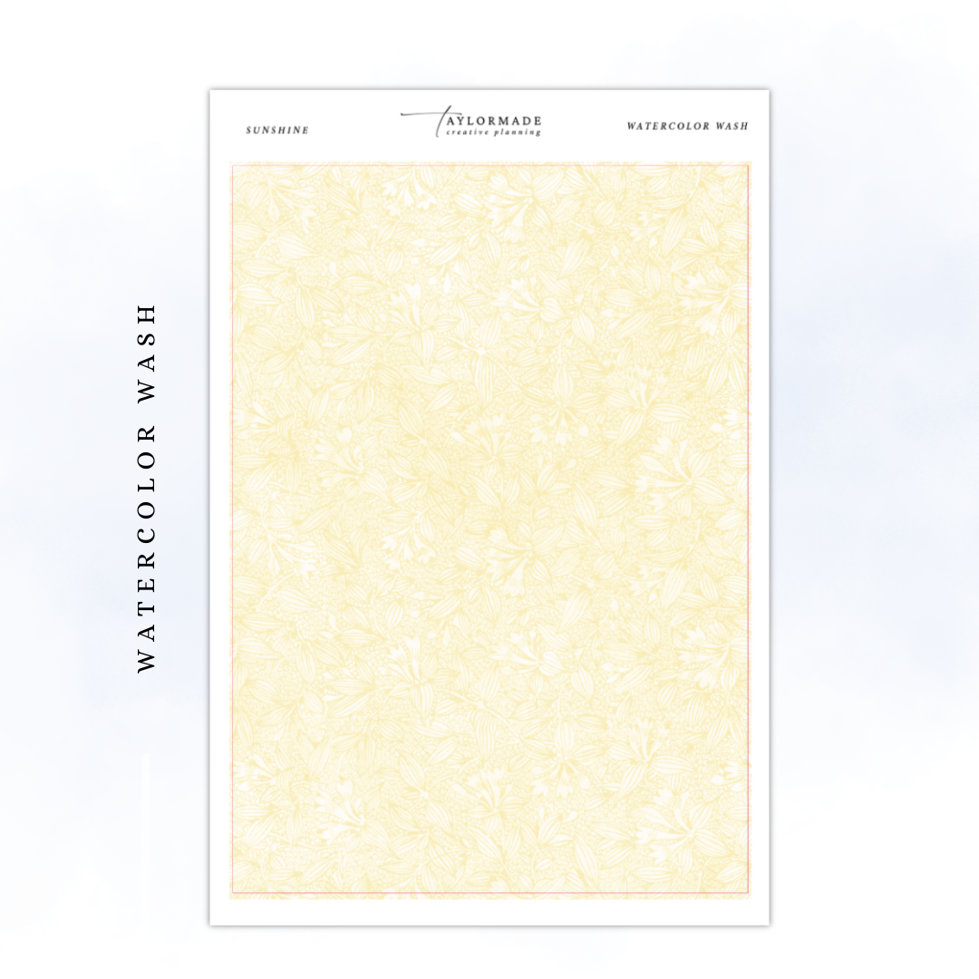 Sunshine -  Washi Pattern