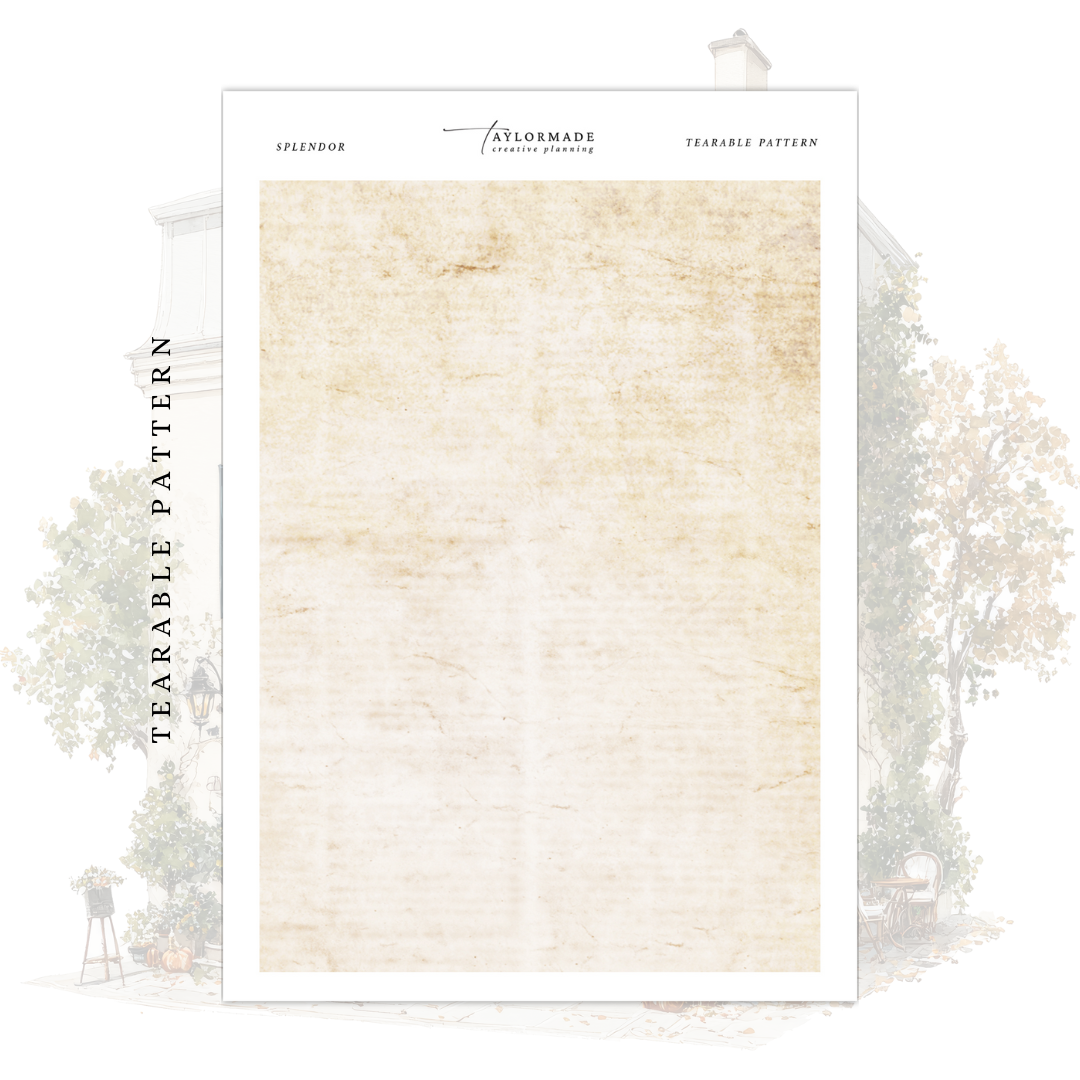 Splendor - Tearable Pattern