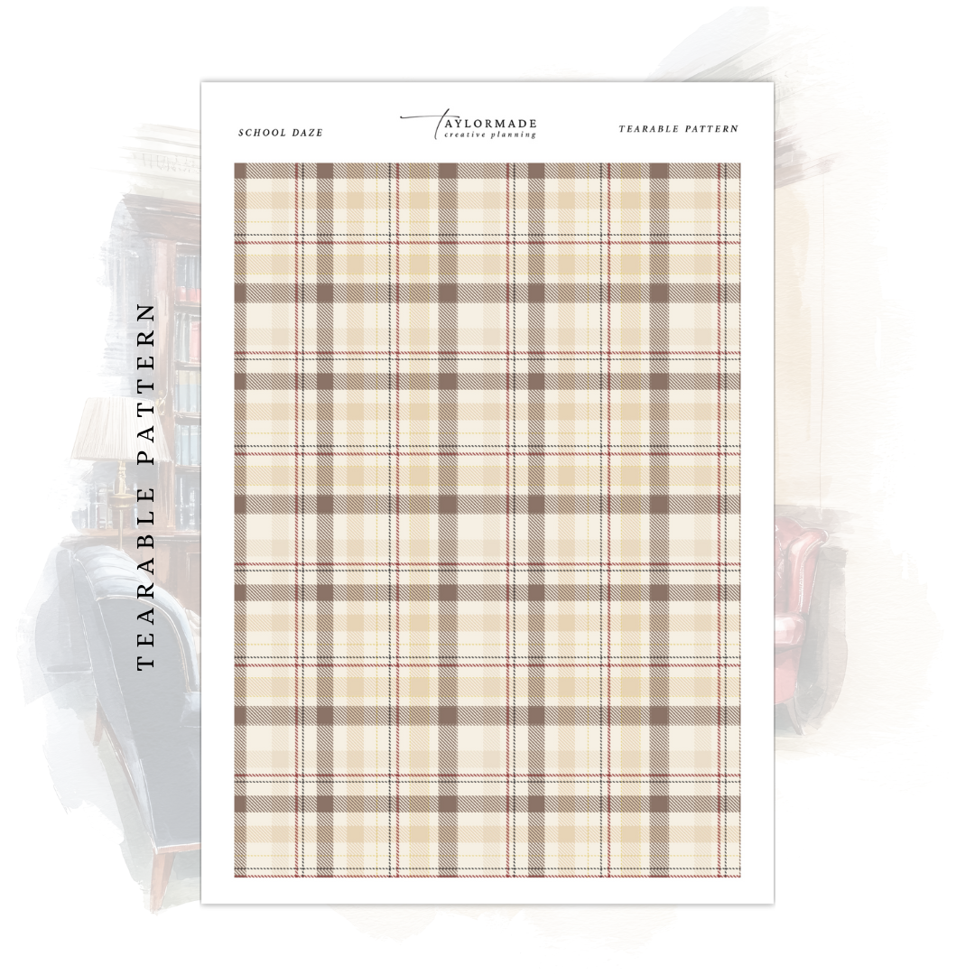 School Daze - Tearable Pattern