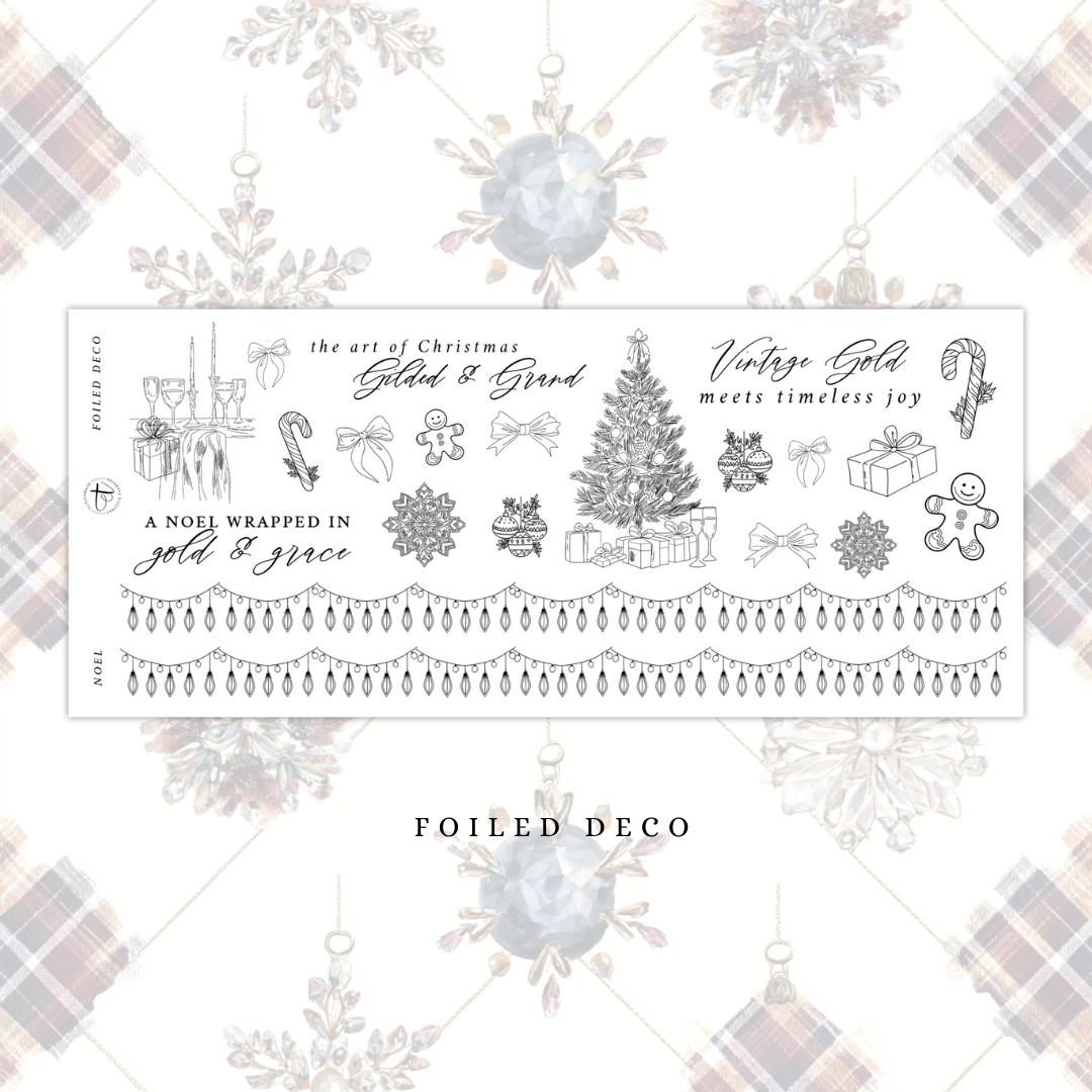 Noel - Foiled Deco