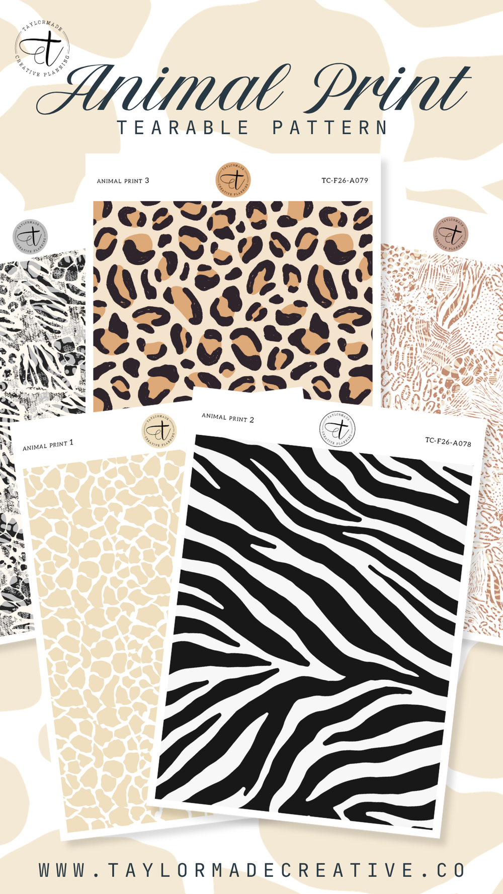 Animal Print Tearable Pattern