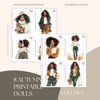 Autumn Printable Dolls Volume 1
