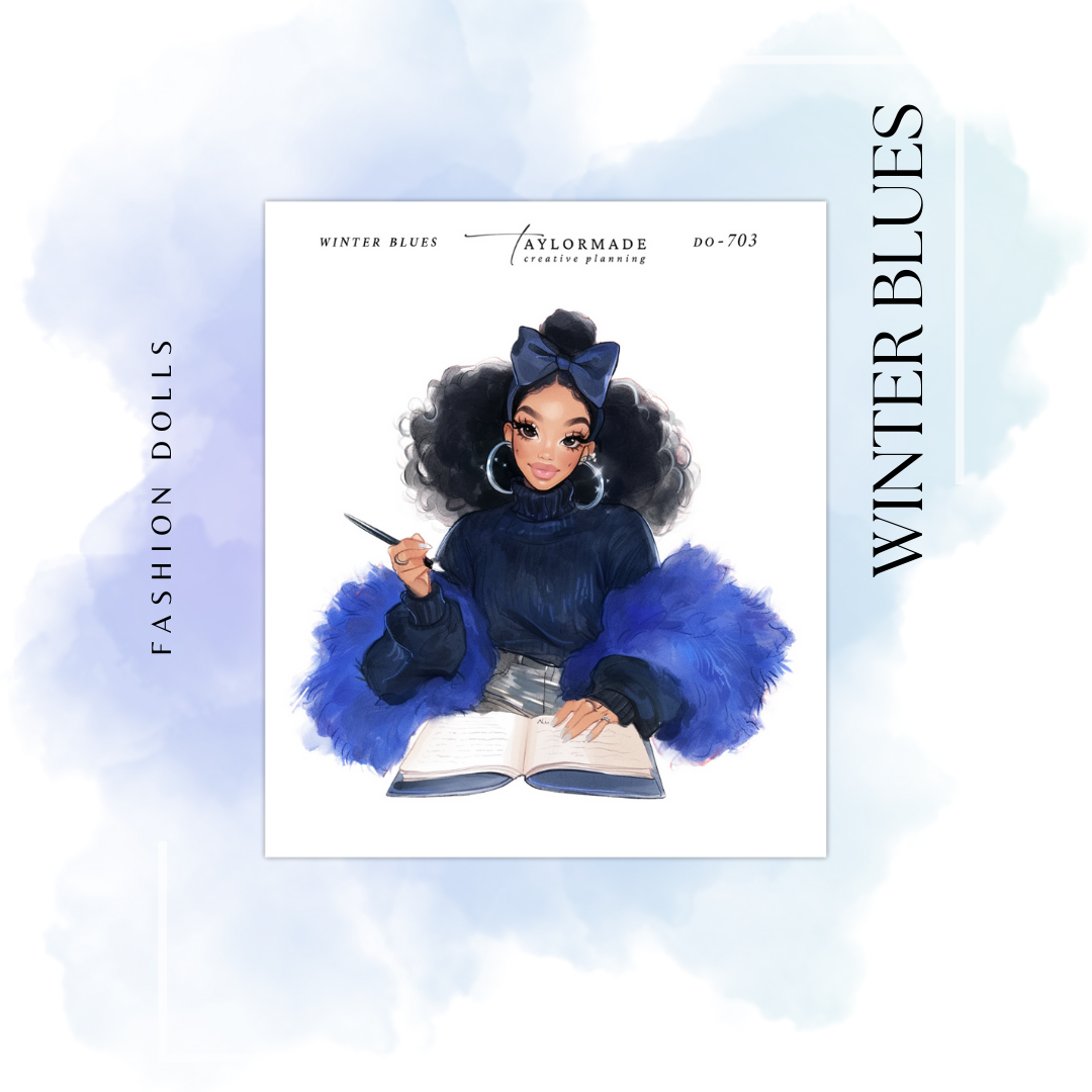 D0-703 Winter Blues Fashion Doll