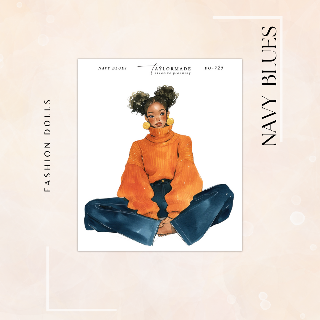 D0-725  Navy Blues Fashion Doll