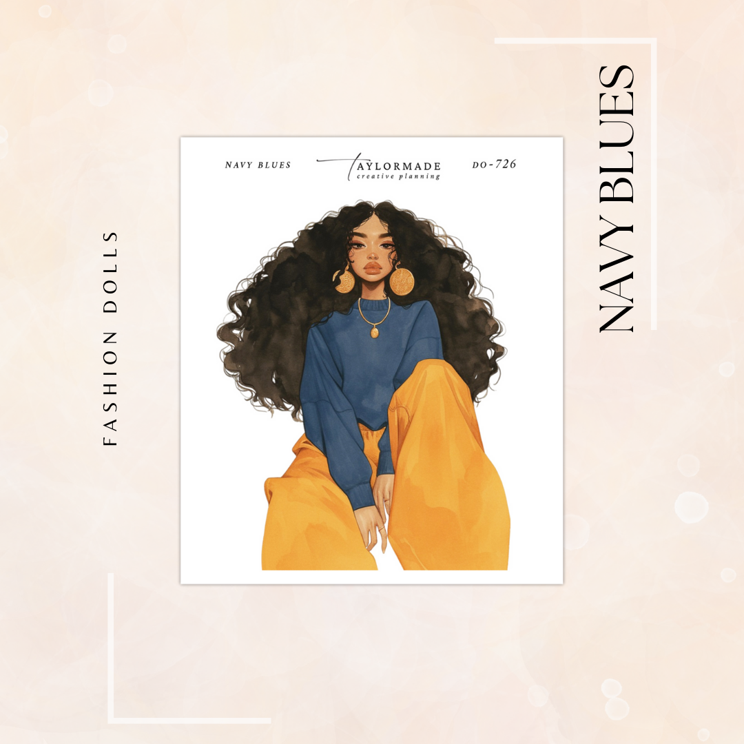 D0-726  Navy Blues Fashion Doll