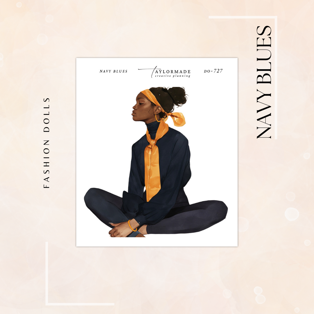 D0-727  Navy Blues Fashion Doll