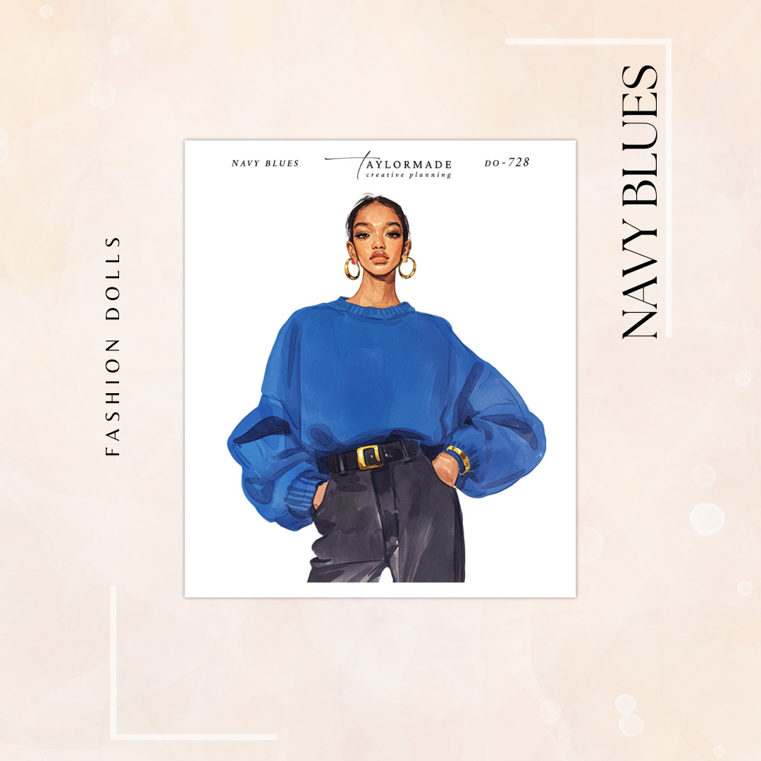 D0-728  Navy Blues Fashion Doll