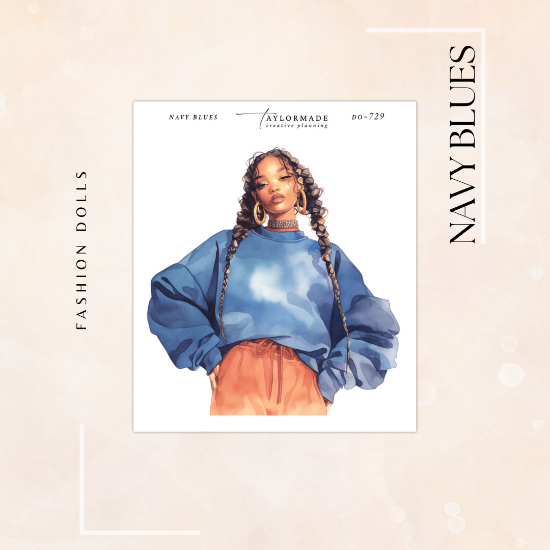 D0-729  Navy Blues Fashion Doll