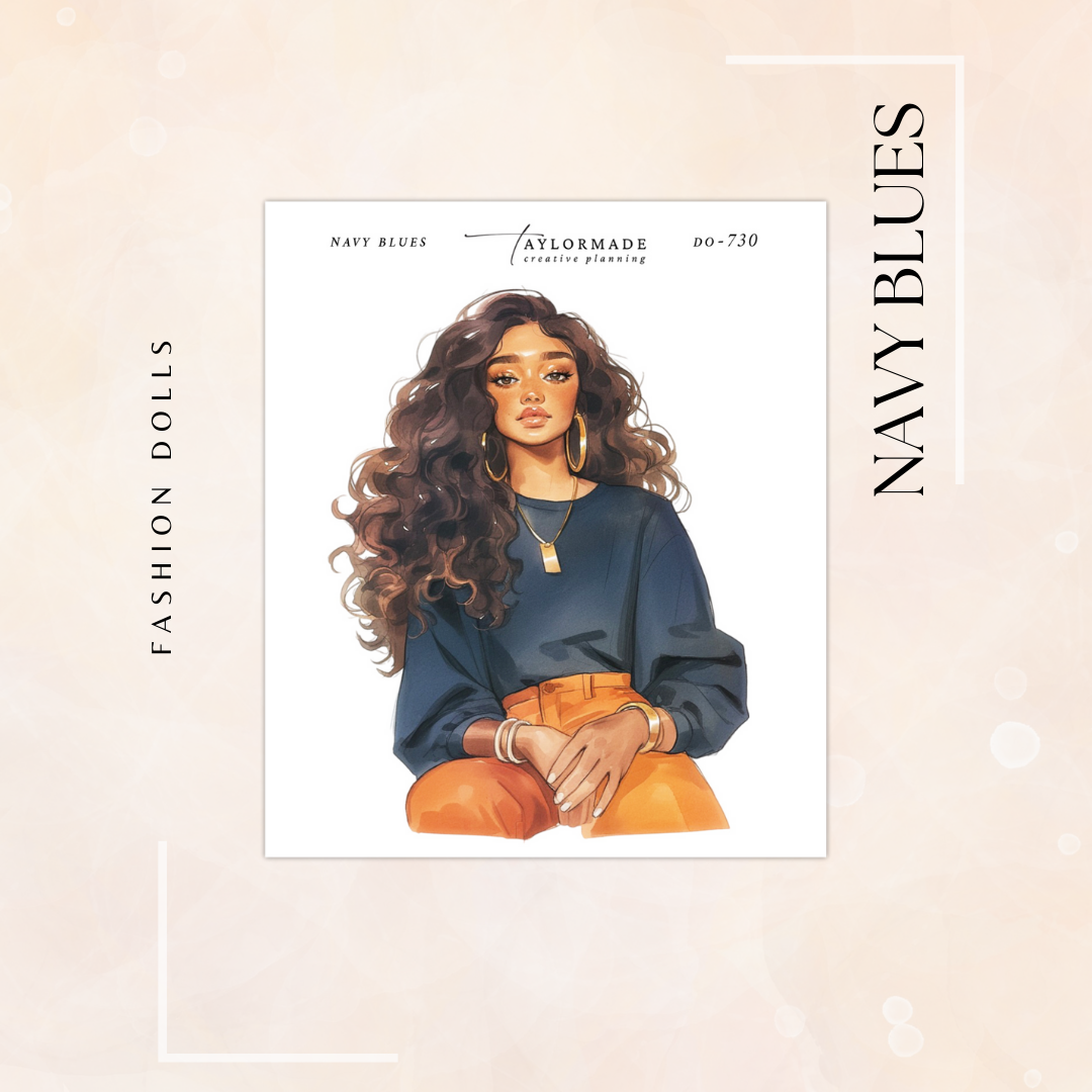 D0-730  Navy Blues Fashion Doll