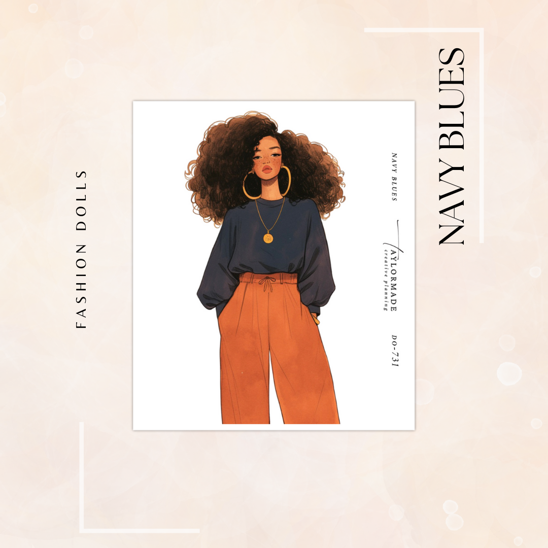 D0-731  Navy Blues Fashion Doll