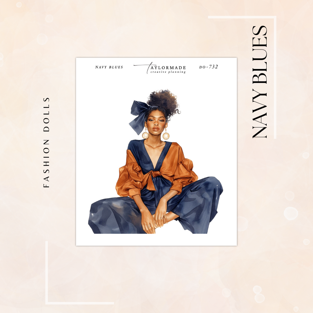 D0-732  Navy Blues Fashion Doll