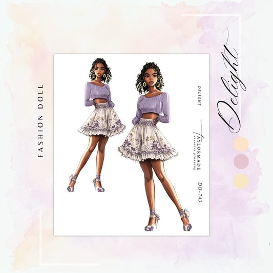 D0-743   Delight Fashion Doll