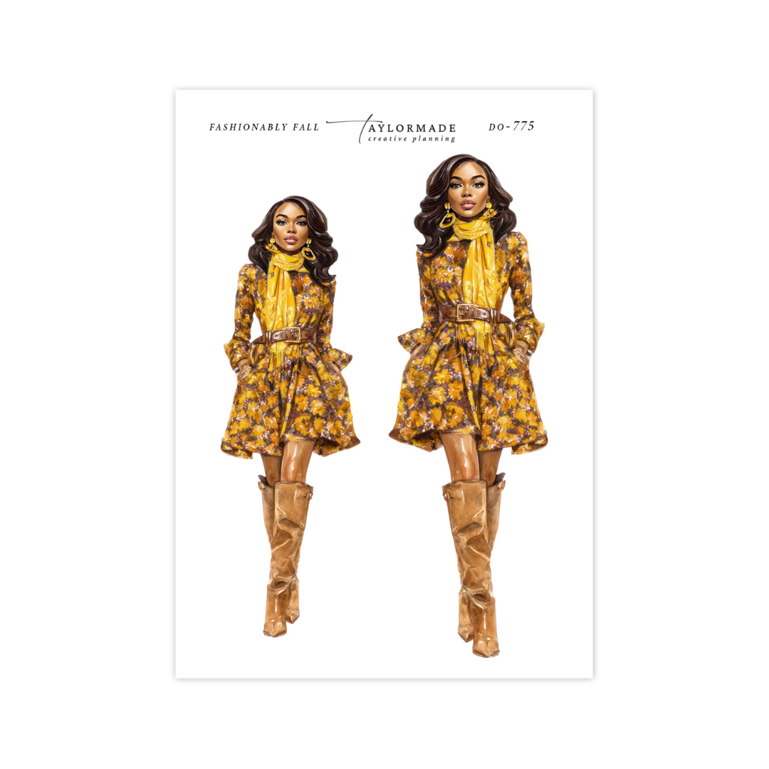 D0-775   Fashionably Fall Fashion Doll