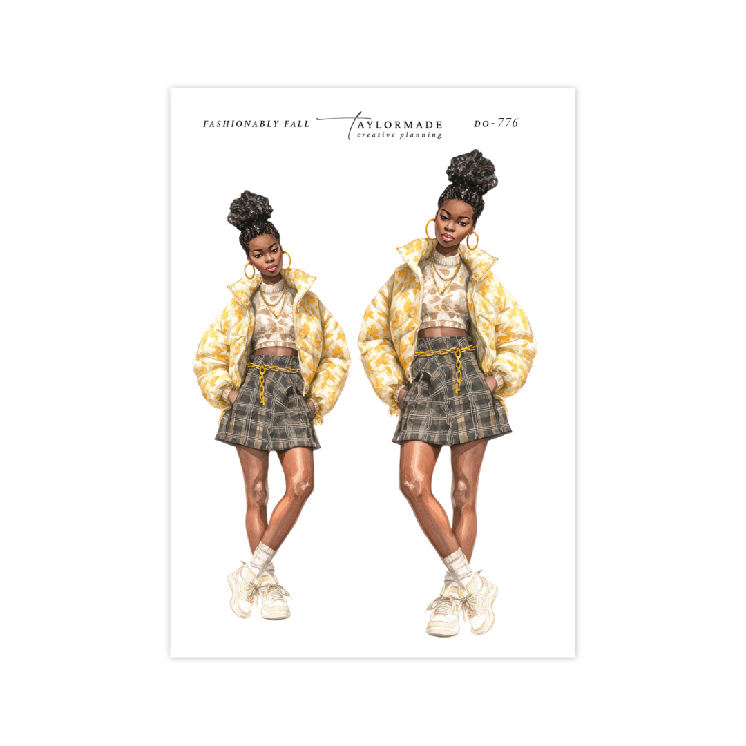 D0-776   Fashionably Fall Fashion Doll