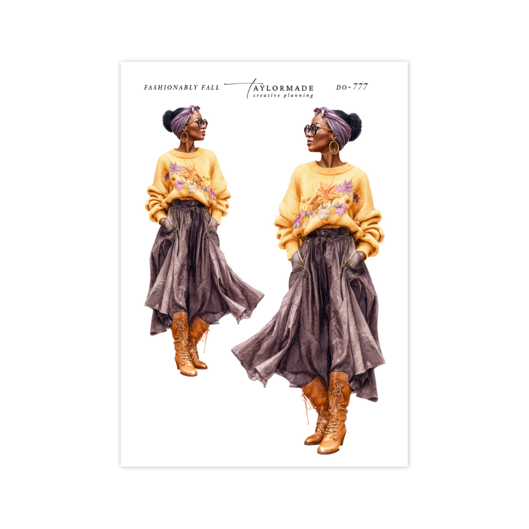 D0-777   Fashionably Fall Fashion Doll