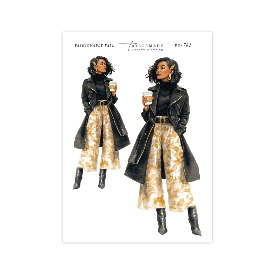 D0-782 Fashionably Fall Fashion Doll