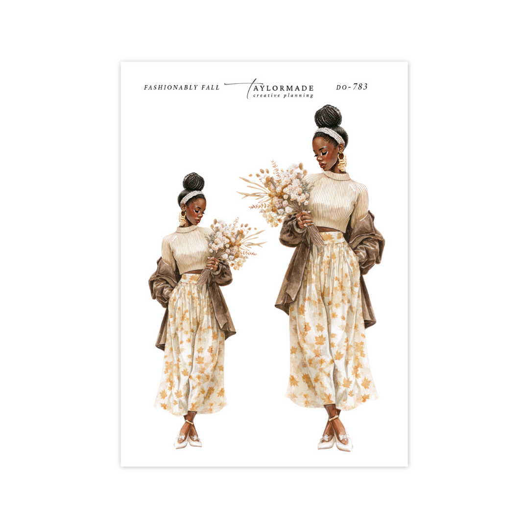 D0-783 Fashionably Fall Fashion Doll