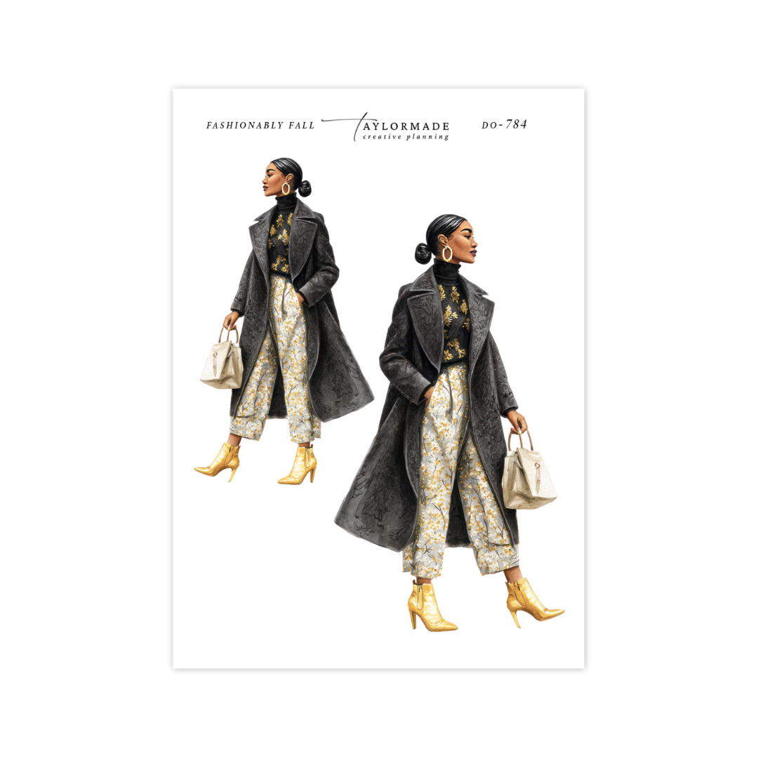 D0-784 Fashionably Fall Fashion Doll