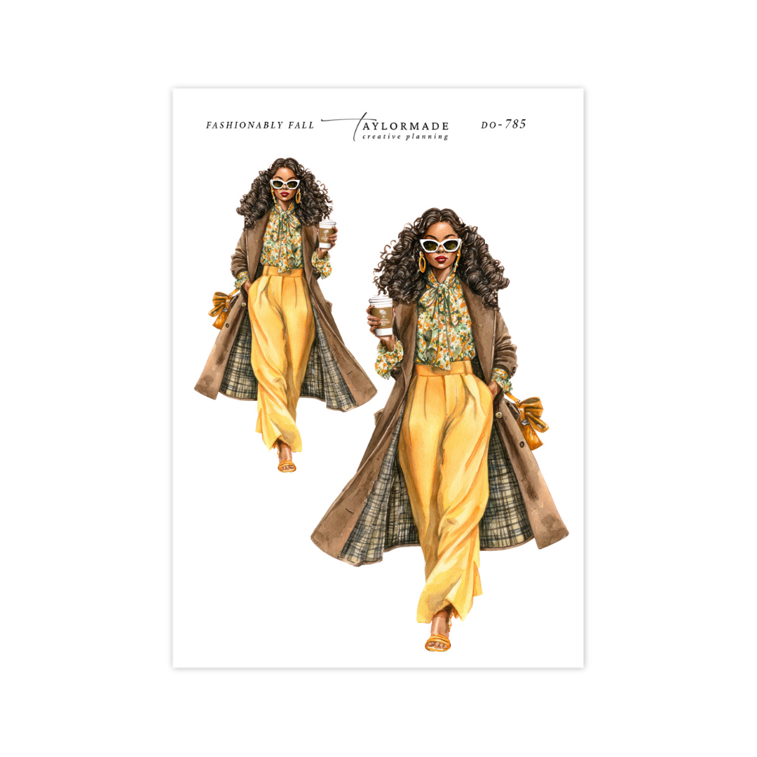 D0-785 Fashionably Fall Fashion Doll